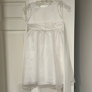 Girls Ivory Party Dress